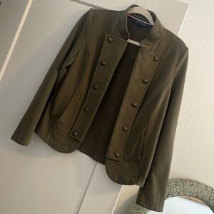 Military Sweatshirt Jacket